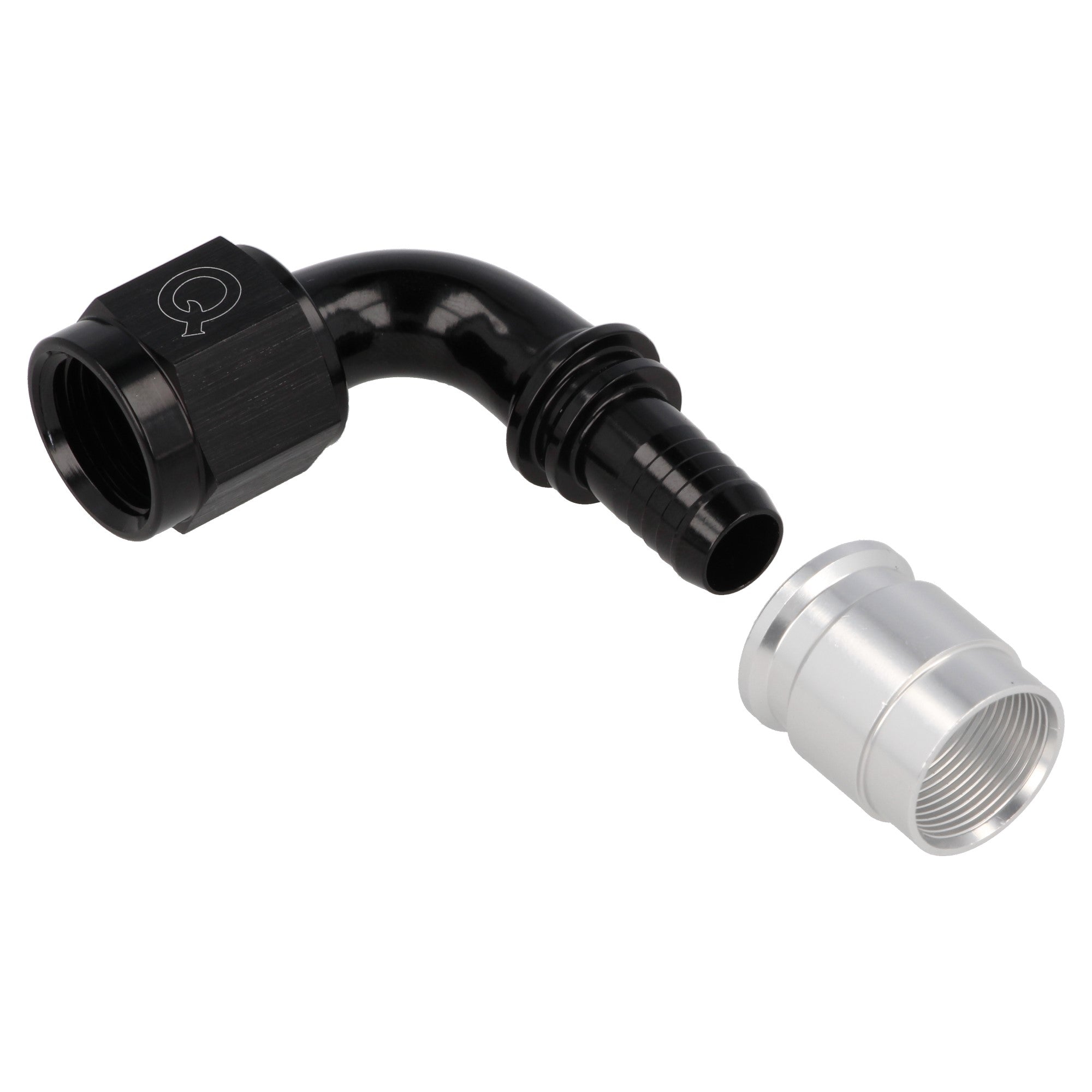 shrink hose adapter PTFE 90° AN8