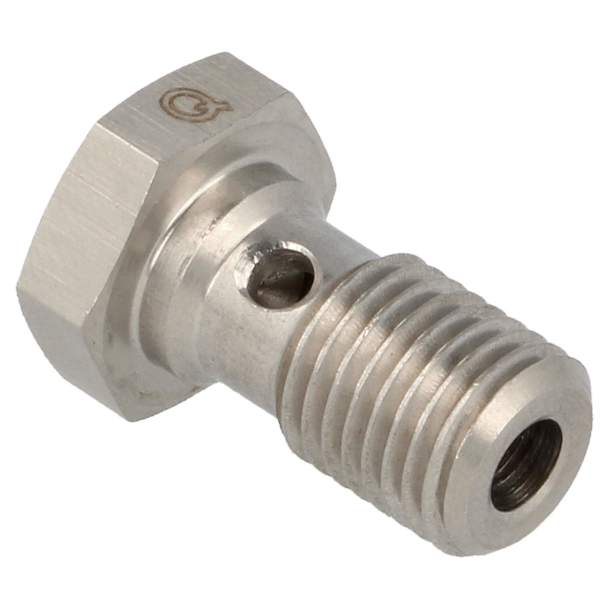 stainless steel banjo bolt 20 mm long M10 x 1 mm