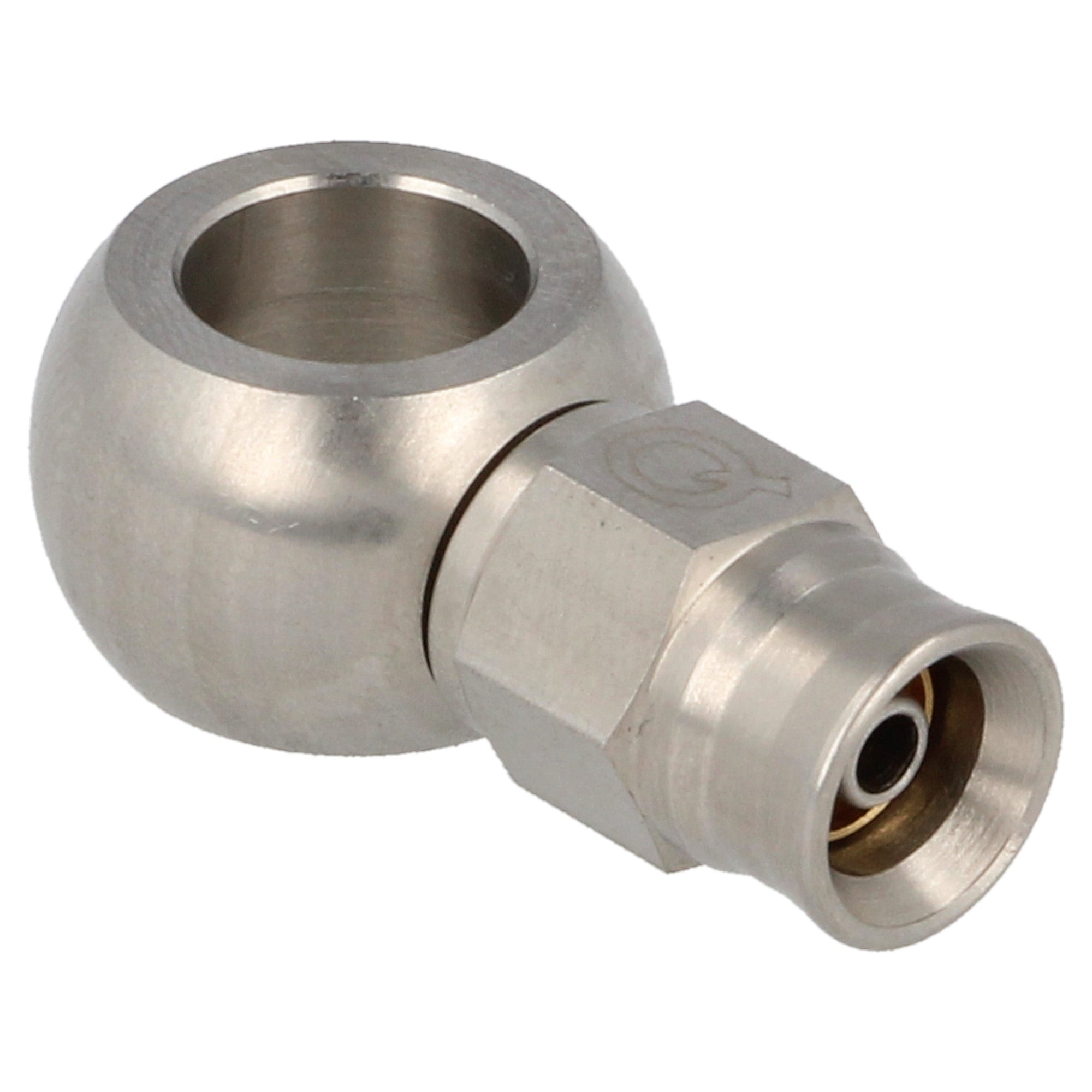 stainless steel banjo eye straight AN3 - 10.2 mm