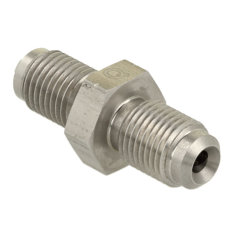 Adapter ss male / male D3 - M10x1 both sides dual flair (concave / convex)