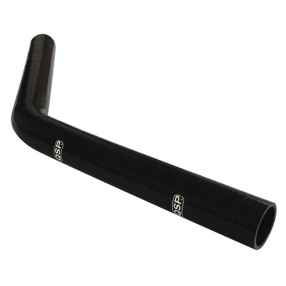 Silicone hose XL - 45° bend - 38 mm - Black