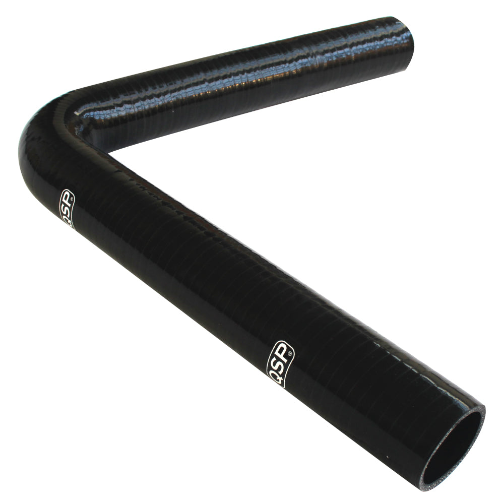 Silicone hose XL - 90° bend - 38 mm - Black