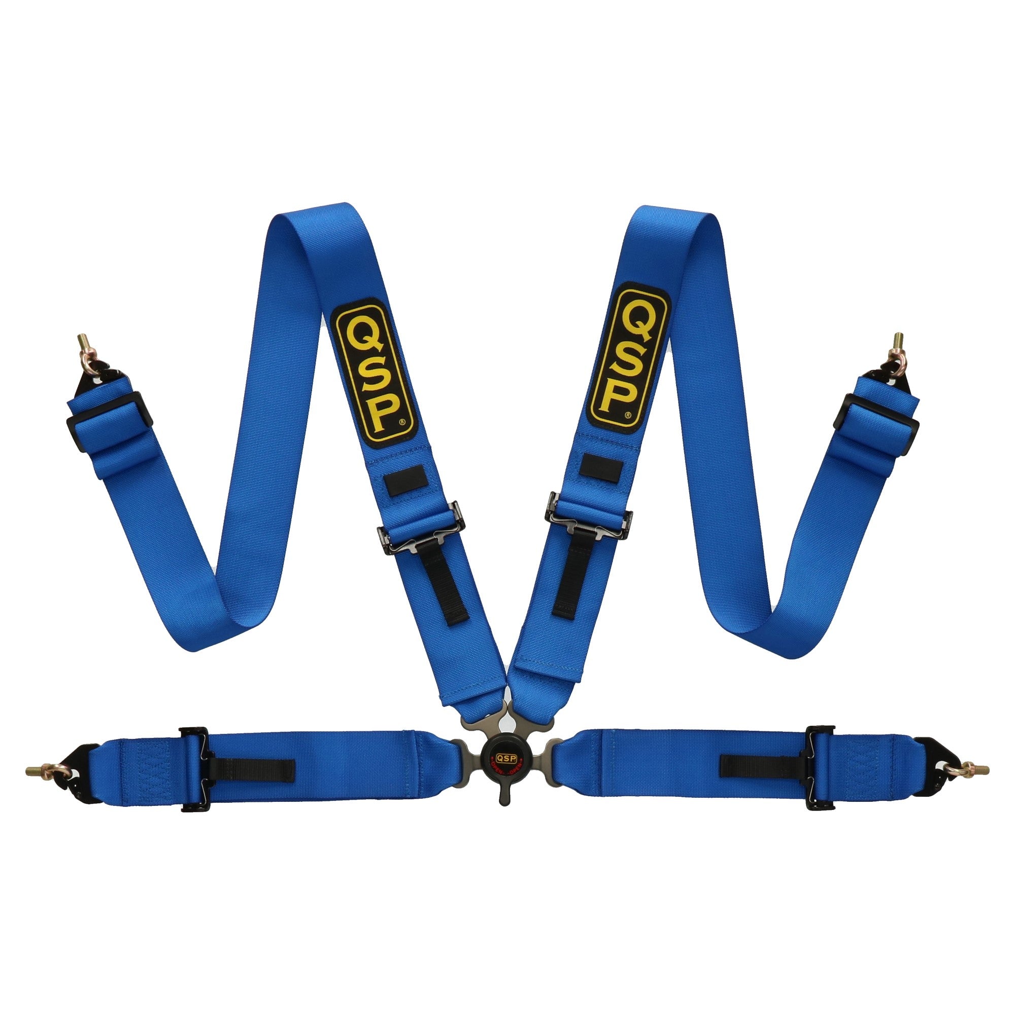 Seat Belt 4-P 3/3 - NON FIA - Blue