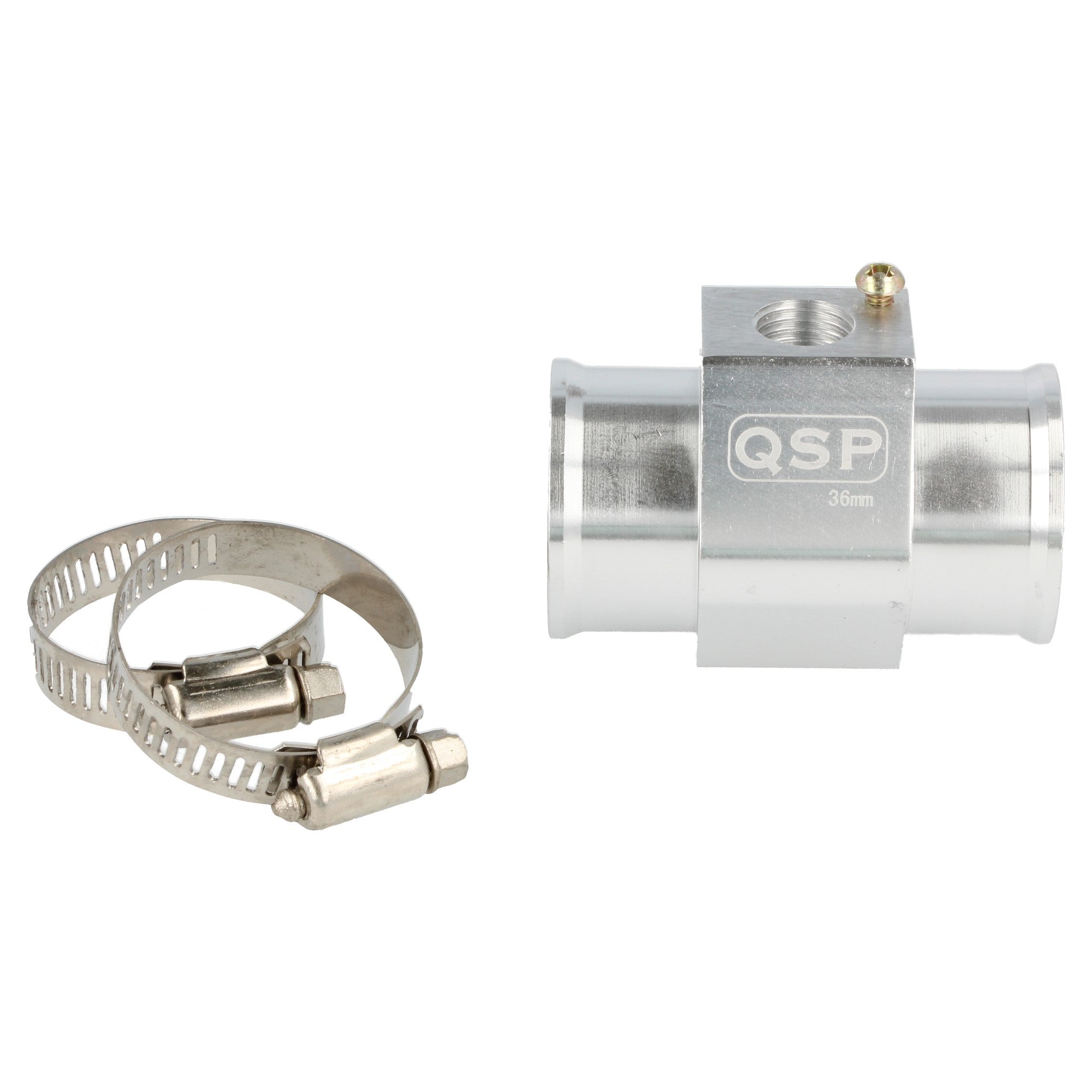 T-adapter for M14x1.5 sensor - 38 mm - Silver