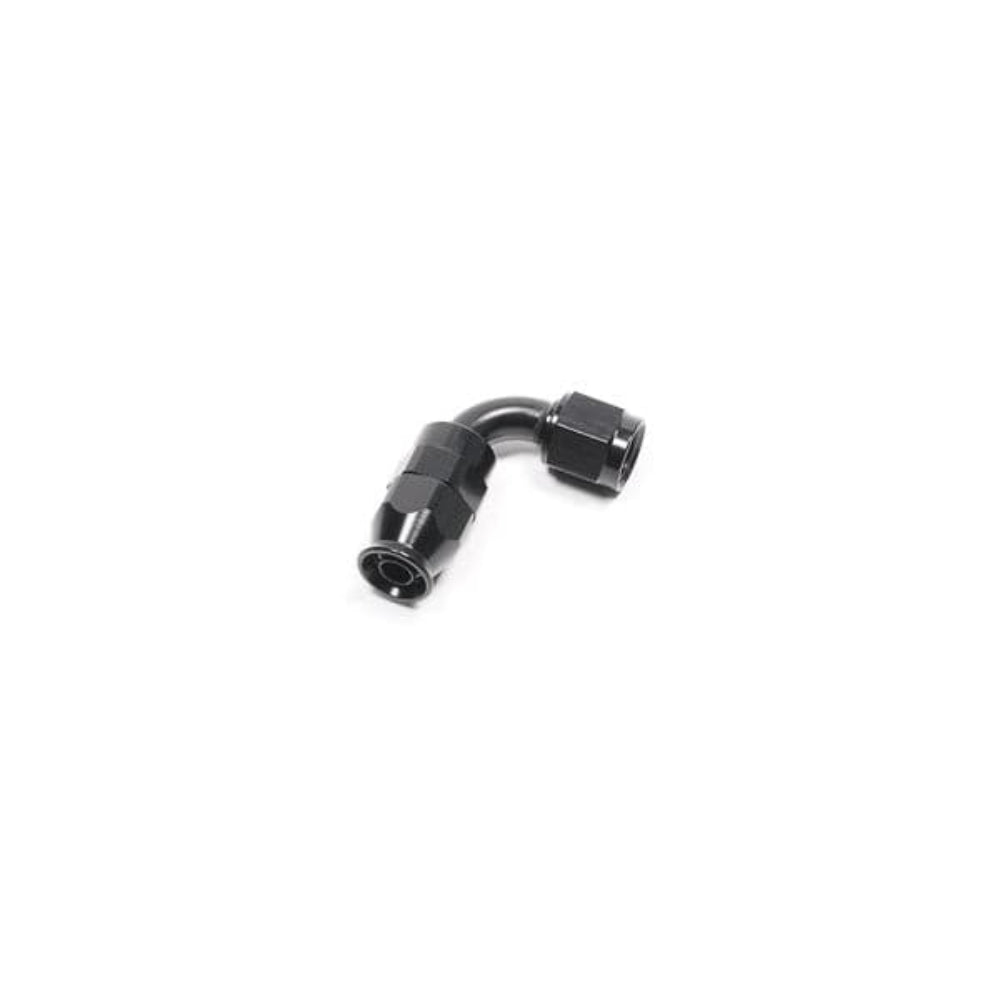 Radium Engineering PTFE Hose End Fitting - Black  - 6AN 45 Degree
