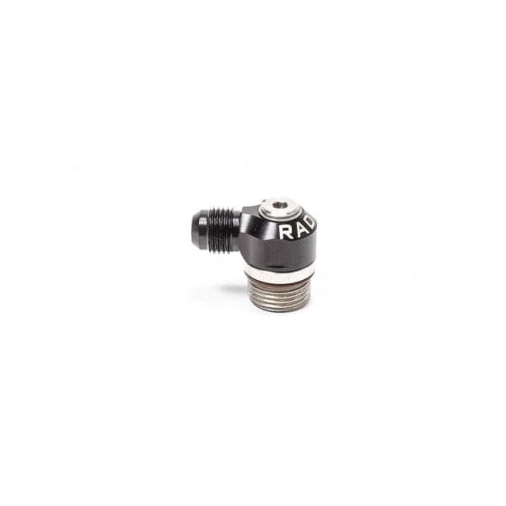 Radium Engineering 8AN ORB Swivel Banjo Fitting  - 8AN ORB Swivel Banjo to 6AN Female