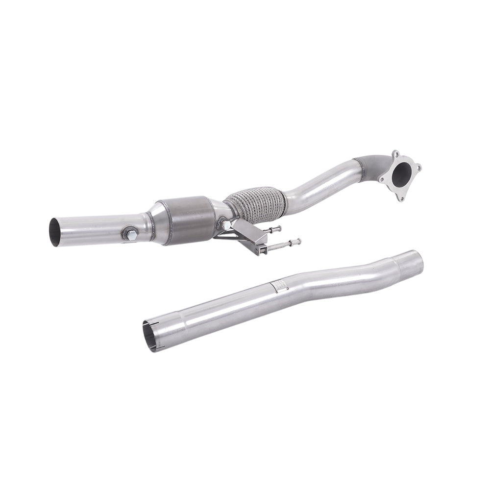 Milltek Volkswagen Jetta Mk5 GLI 2.0T FSI 2006-2010 Cast Downpipe with HJS High Flow Sports Cat Exhaust
