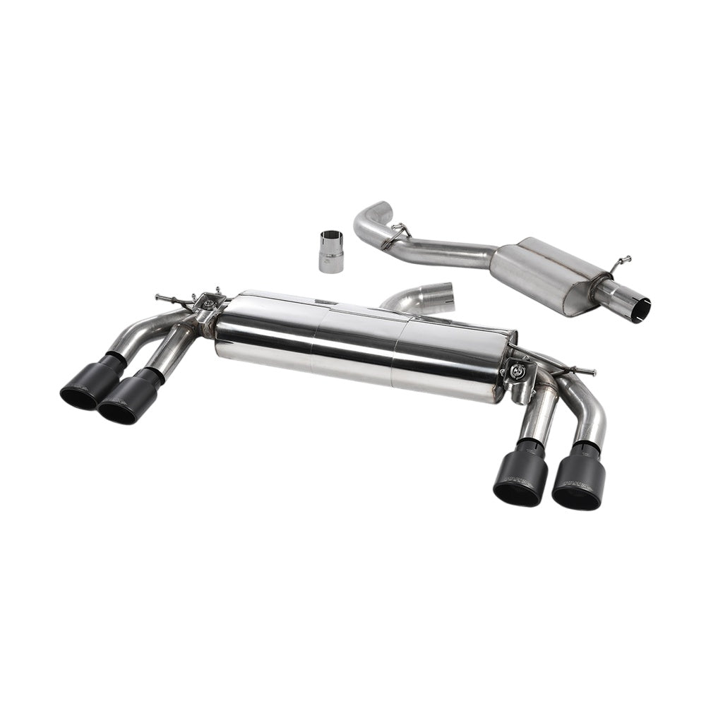 Milltek Audi TT Mk3 TTS 2.0TFSI Quattro (OPF/GPF Models) 2019-2023 Cat-back Exhaust  - Resonated Black Tips