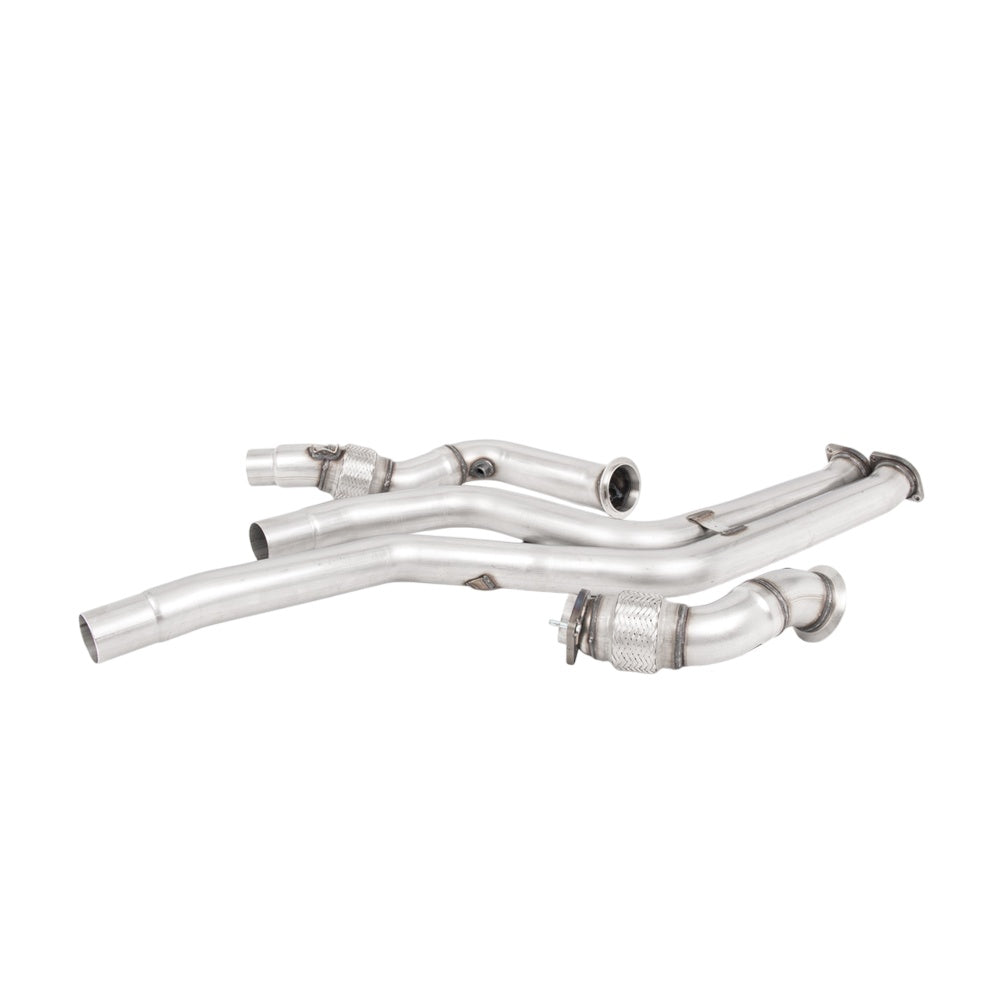 Milltek BMW 2 Series M2 Competition Coupe (F87) 2018-2023 Large-bore Exhaust Downpipes and Cat Bypass Exhaust Pipes Exhaust