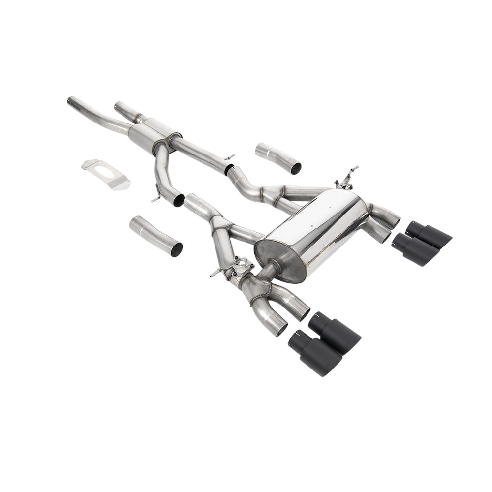 Milltek BMW 4 Series F82/83 M4 Coupe/ConvertibleÂ‚ M4 Competition (OPF/GPF equipped models only) 2019-2020 Cat-back Exhaust  - Race System Black Tips