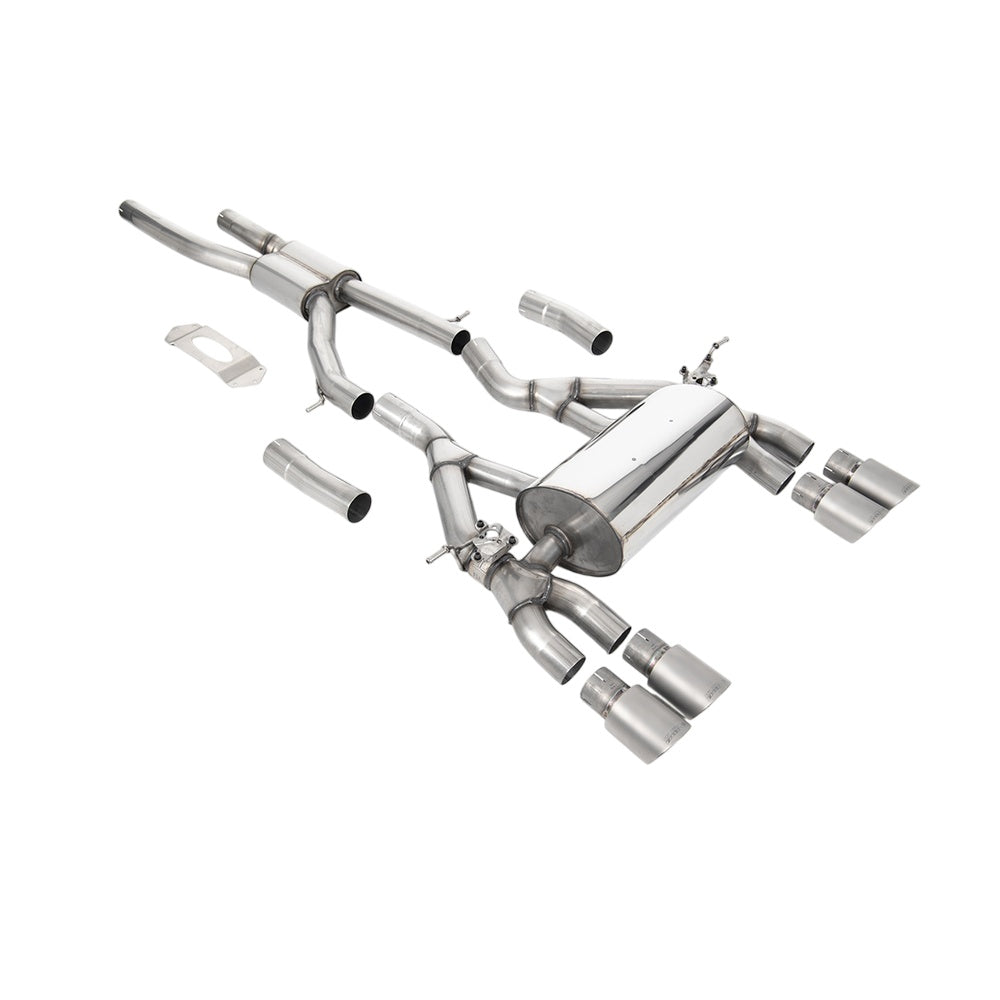 Milltek BMW 4 Series F82/83 M4 Coupe/ConvertibleÂ‚ M4 Competition (OPF/GPF equipped models only) 2019-2020 Cat-back Exhaust  - Road System Titanium Tips