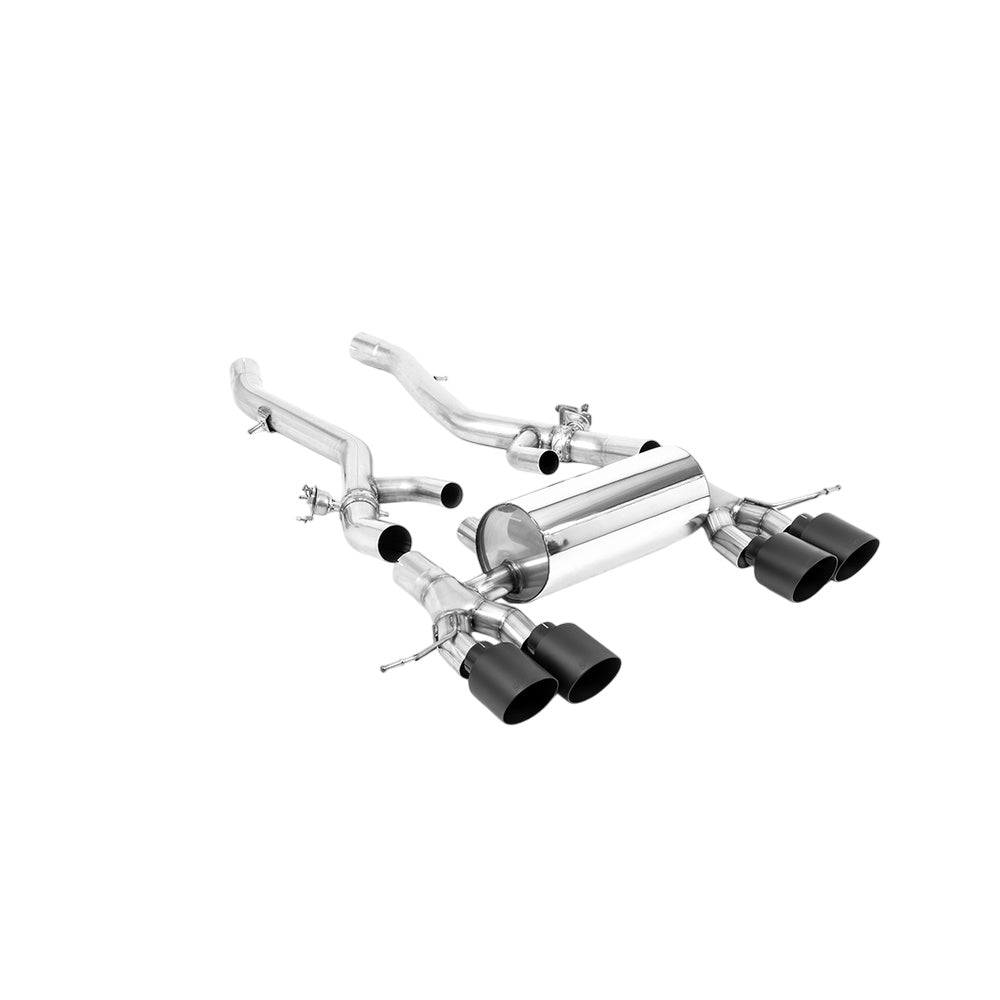 Milltek BMW 3 Series G80 M3 & M3 Competition S58 3.0 Turbo (OPF/GPF Equipped Cars Only) 2020-2023 Particulate Filter-back Exhaust  - Black Tips