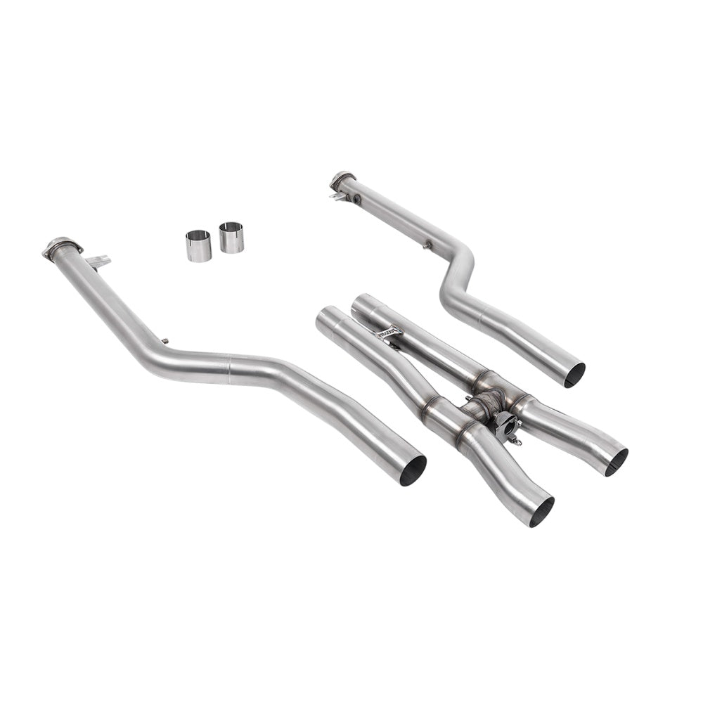 Milltek BMW 8 Series M8 & M8 Competition 4.4l V8 Twin Turbo F93 Gran Coupe LCI (OPF/GPF Equipped Cars Only) 2021-2023 GPF/OPF Bypass Exhaust - OE Fitment