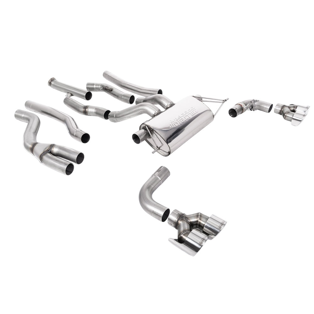 Milltek BMW 2 Series M240i Coupe (G42 XDrive OPF/GPF Models Only) 2022-2023 Cat-back Exhaust - Polished Tips