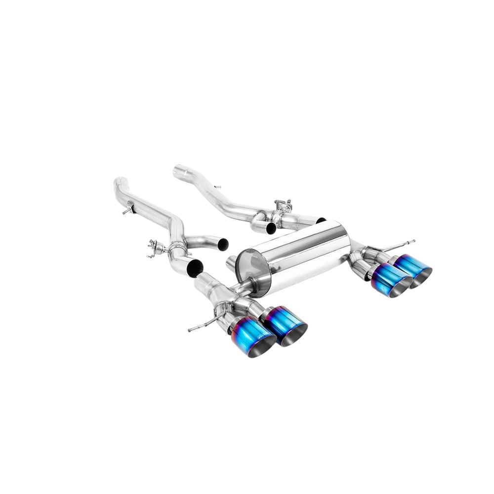 Milltek BMW M2 Coupe (G87 S58 OPF/GPF Models) - Axel Back Exhaust  - Burnt Titanium Tips