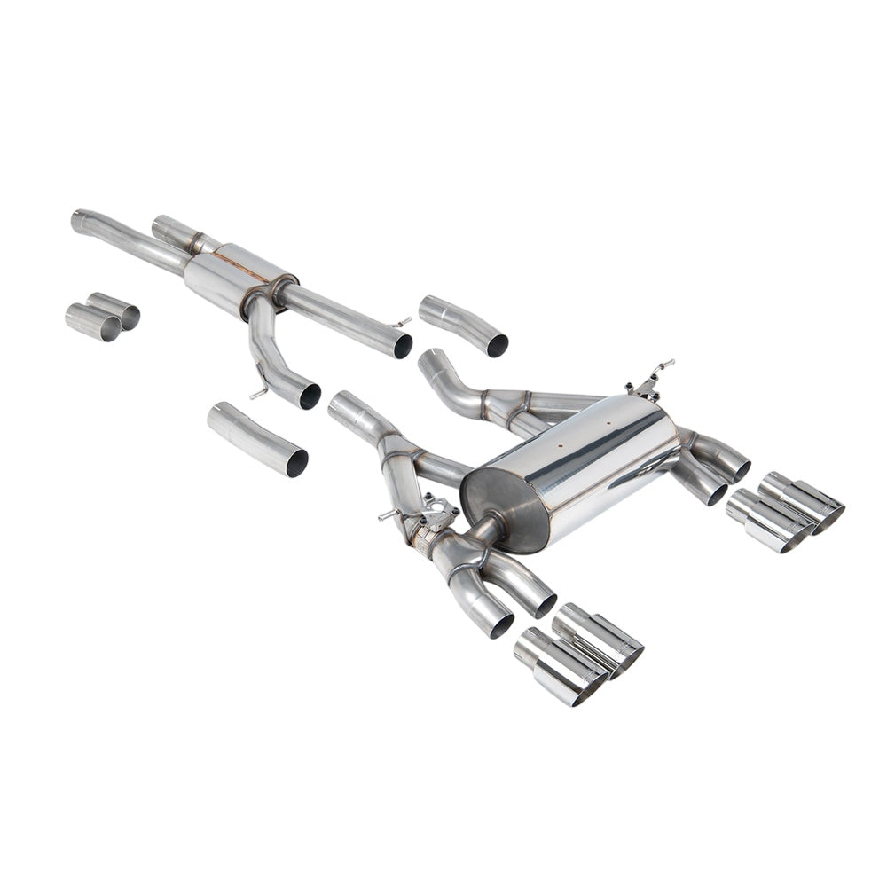 Milltek BMW 4 Series F82/83 M4 Coupe/Convertible (Non-OPF equipped models only) 2014-2018 Cat-back Exhaust  - Polished Tips