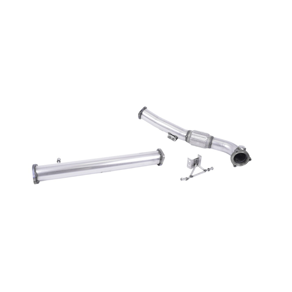 Milltek Ford Focus MK2 RS 2.5T 305PS 2009-2010 Large-bore Downpipe and De-cat Exhaust