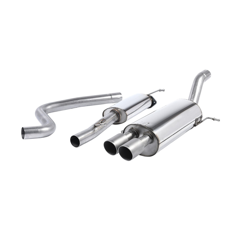 Milltek Ford Fiesta Mk7/Mk7.5 ST 1.6 litre EcoBoost 182PS & ST200 2013-2017 Cat-back Exhaust  - Race System Titanium Tips