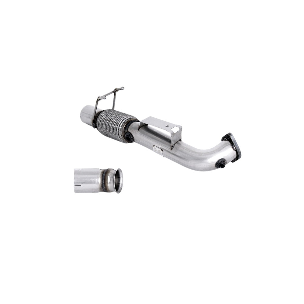 Milltek Ford Focus Mk3 RS 2.3-litre EcoBoost 4wd 5-Door Hatchback 2016-2018 Large-bore Downpipe and De-cat Exhaust - SSXFD194