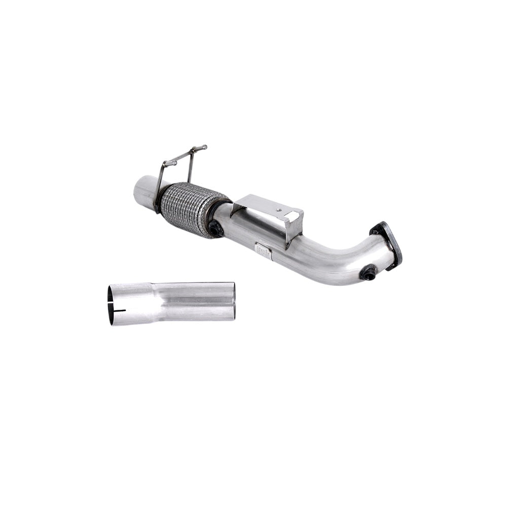 Milltek Ford Focus Mk3 RS 2.3-litre EcoBoost 4wd 5-Door Hatchback 2016-2018 Large-bore Downpipe and De-cat Exhaust - SSXFD195