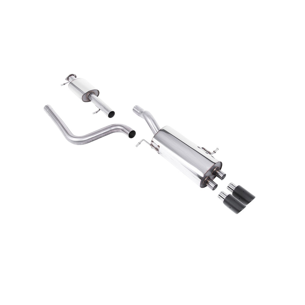 Milltek Ford Fiesta Mk7/Mk7.5 ST 1.6 litre EcoBoost 182PS & ST200 2013-2017 Cat-back Exhaust  - Race System Carbon Tips