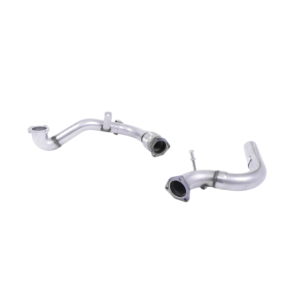 Milltek Ford Fiesta Mk8 1.0T EcoBoost ST-Line 3 & 5 Door (Non-OPF/GPF Models Only) 2017-2019 Large-bore Downpipe and De-cat Exhaust - OE Fitment