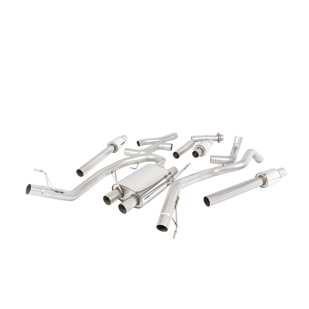 Milltek Ford F150 Raptor 3.5 V6 EcoBoost Supercrew 2018-2023 Cat-back Exhaust - Polished Tips