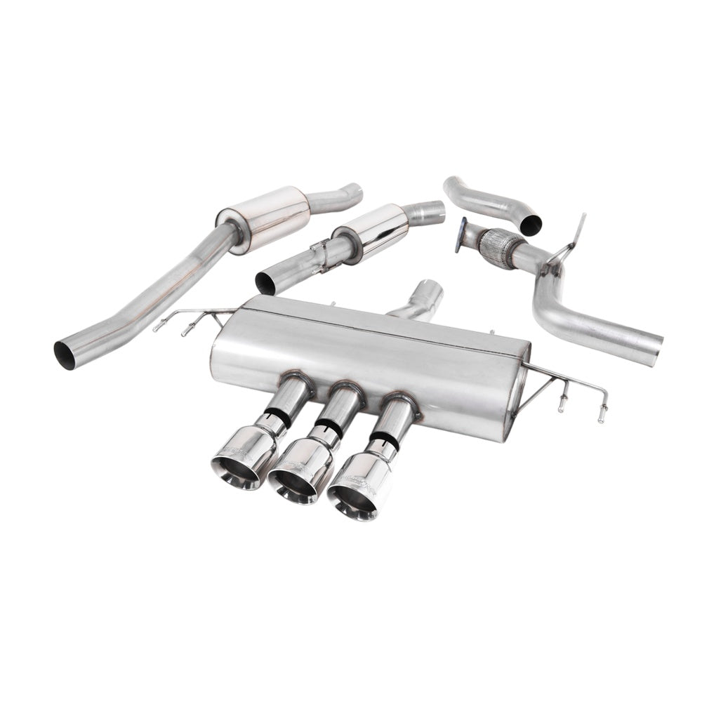 Milltek Honda Civic FK7 1.5T Si 5 Door Hatch (Non-OPF/GPF Models Only) Cat-back Exhaust  - Resonated - Polished Tips