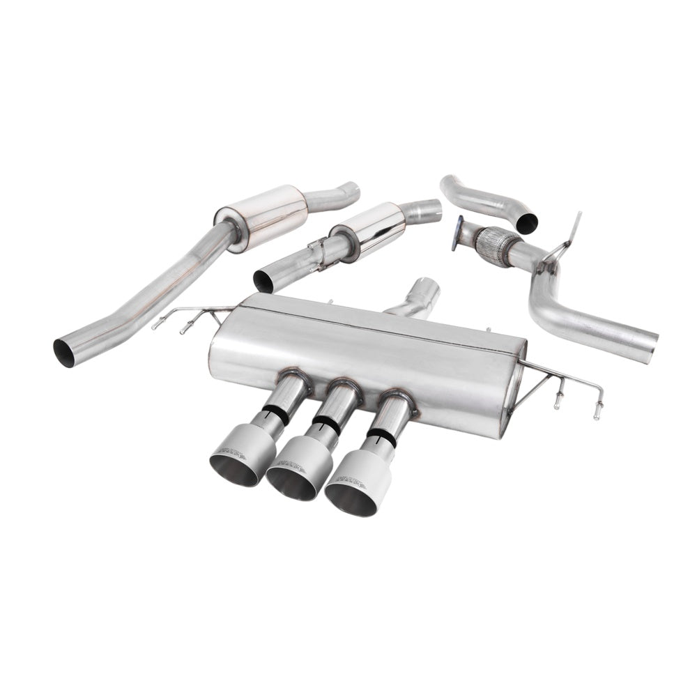 Milltek Honda Civic FK7 1.5T Si 5 Door Hatch (Non-OPF/GPF Models Only) Cat-back Exhaust  - Resonated - Titanium Tips