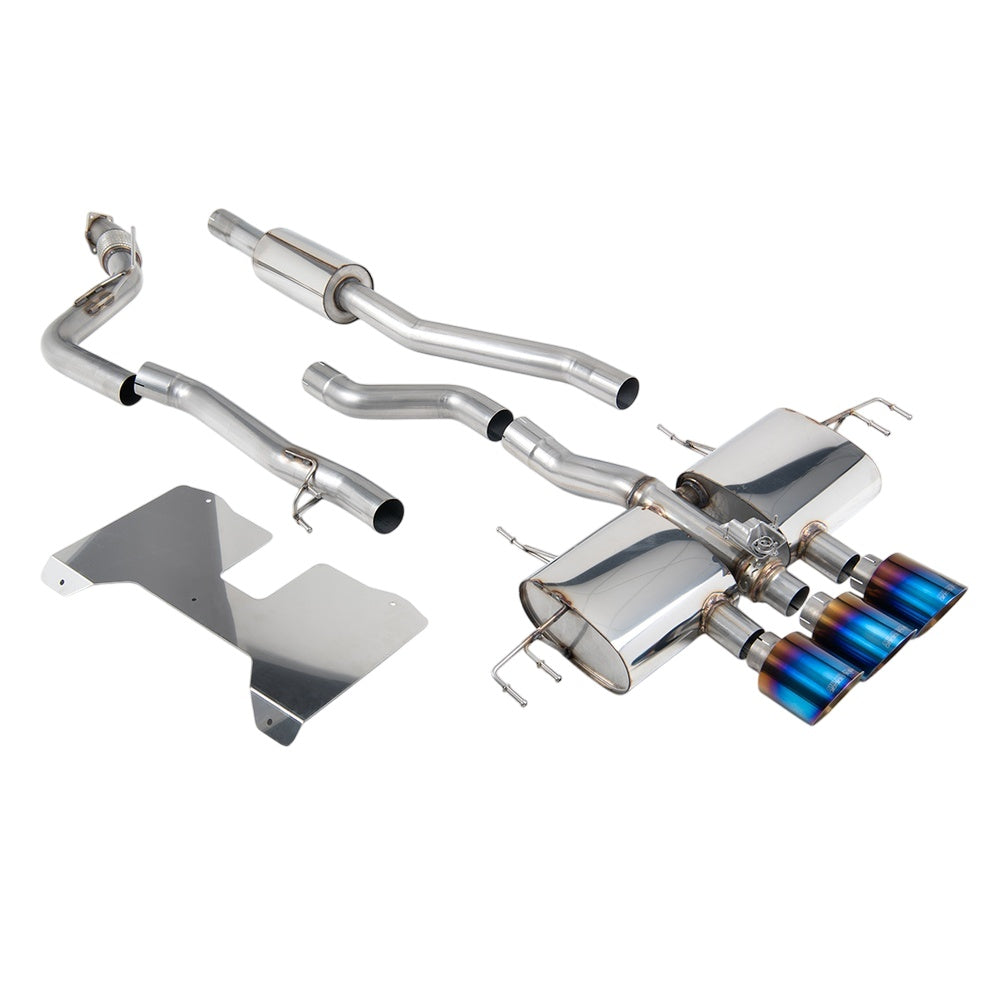 Milltek Honda Civic Type R FL5 2.0 i-VTEC 2022+ Cat-back Exhaust  - Non Resonated / GT-115 Polished Tips