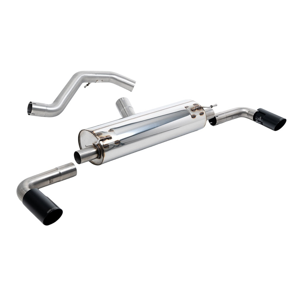 Milltek Particulate Filter-back Exhaust INEOS Grenadier B57 B58 3.0 I6 Turbo 23-25  - Resonated / Hidden Clamp GT-90 Cerakote Black