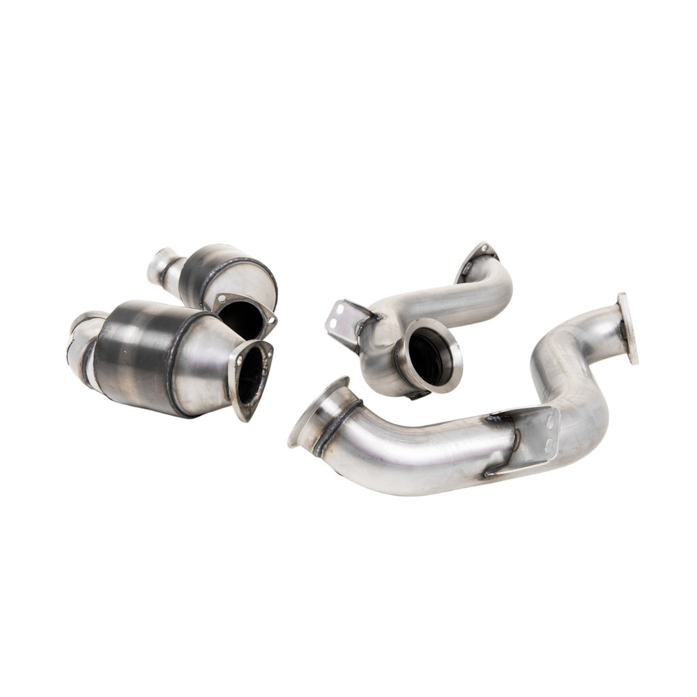 Milltek Mercedes C-Class C63 & C63 S (W205) Saloon 4.0 Bi-Turbo V8 (Non-GPF Equipped Models Only) 2015-2023 Hi-Flow Sports Cat and Downpipe Exhaust
