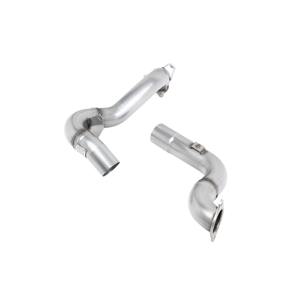 Milltek Mercedes CLA-Class CLA35 AMG 2.0 Turbo Coupe & Shooting Brake (OPF/GPF Models) 2019-2023 Large-bore Downpipe and De-cat Exhaust