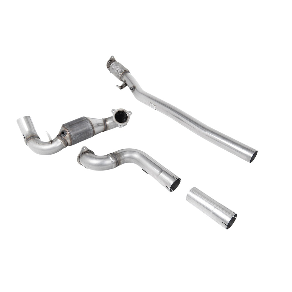 Milltek Mercedes A-Class A35 AMG 2.0 Turbo (W177 Hatch Only OPF/GPF Models) 2019-2023 Large Bore Downpipe and Hi-Flow Sports Cat Exhaust - SSXMZ151