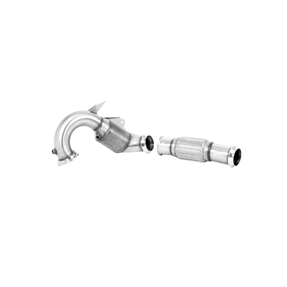 Milltek Mercedes CLA-Class CLA45 & 45S AMG 2.0 Turbo Coupe & SHooting Brake (OPF/GPF Models) 2020-2021 Large Bore Downpipe and Hi-Flow Sports Cat Exhaust