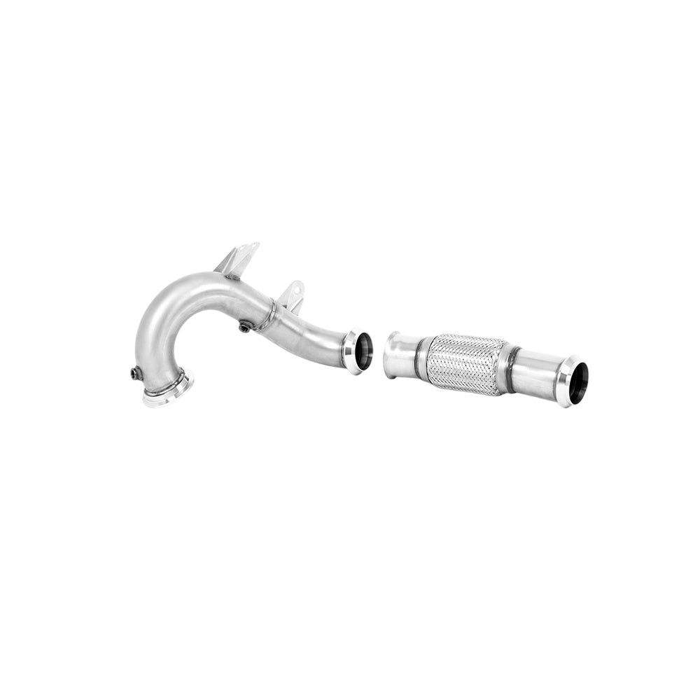 Milltek Mercedes CLA-Class CLA45 & 45S AMG 2.0 Turbo Coupe & SHooting Brake (OPF/GPF Models) 2020-2021 Large-bore Downpipe and De-cat Exhaust