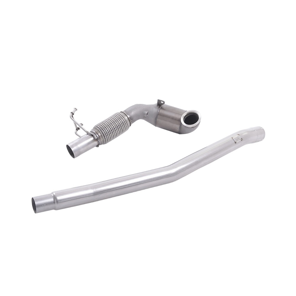 Milltek Volkswagen Golf Mk7.5 R Estate / Variant 2.0 TSI 310PS (Non-GPF Equipped Models Only) 2018-2019 Large Bore Downpipe and Hi-Flow Sports Cat Exhaust - Fits OE System