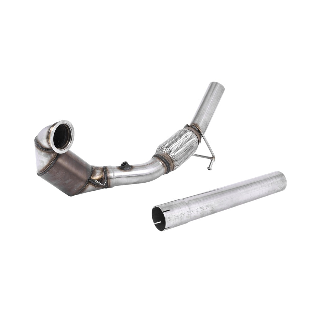 Milltek Volkswagen Polo GTI 1.8 TSI 192PS (3 & 5 door) 2015-2018 Large Bore Downpipe and Hi-Flow Sports Cat Exhaust - Fits with Milltek System