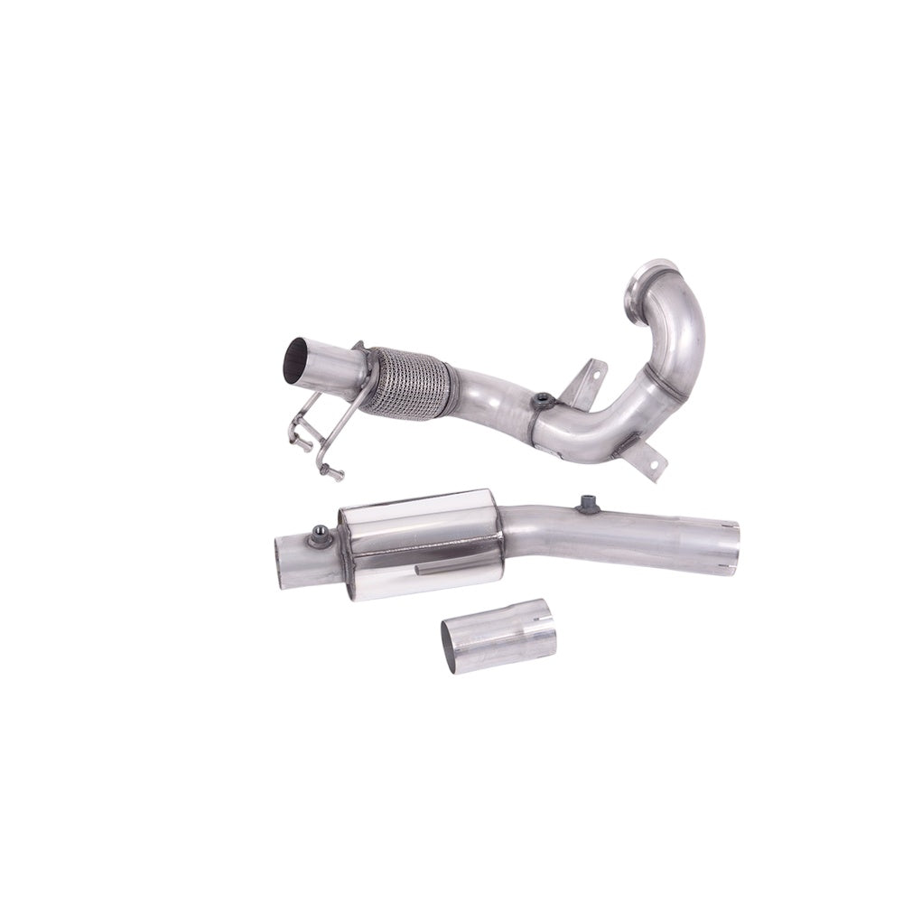 Milltek Volkswagen Polo GTI 2.0 TSI (AW 5 Door) - GPF/OPF Models Only 2019-2021 Large-bore Downpipe and De-cat Exhaust - Non-Resonated Fits with Milltek System - SSXVW554