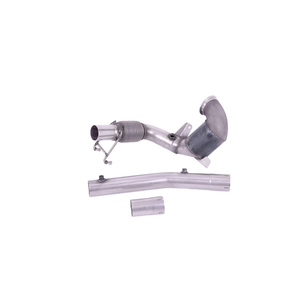 Milltek Volkswagen Polo GTI 2.0 TSI (AW 5 Door) - GPF/OPF Models Only 2019-2021 Hi-Flow Sports Cat and Downpipe Exhaust - Non-Resonated Fits with Milltek System - SSXVW564