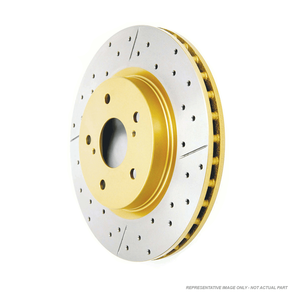DBA992BX - Street Series XGold Brake Rotor; Rear
