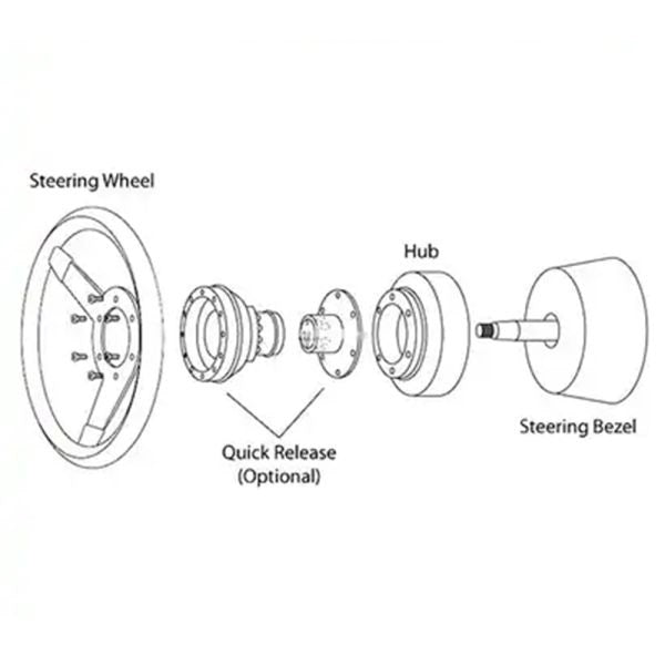 US-Racing Steering Wheel HUB (Civic 91-96/Del Sol/Integra 94-01/Prelude 92-97)