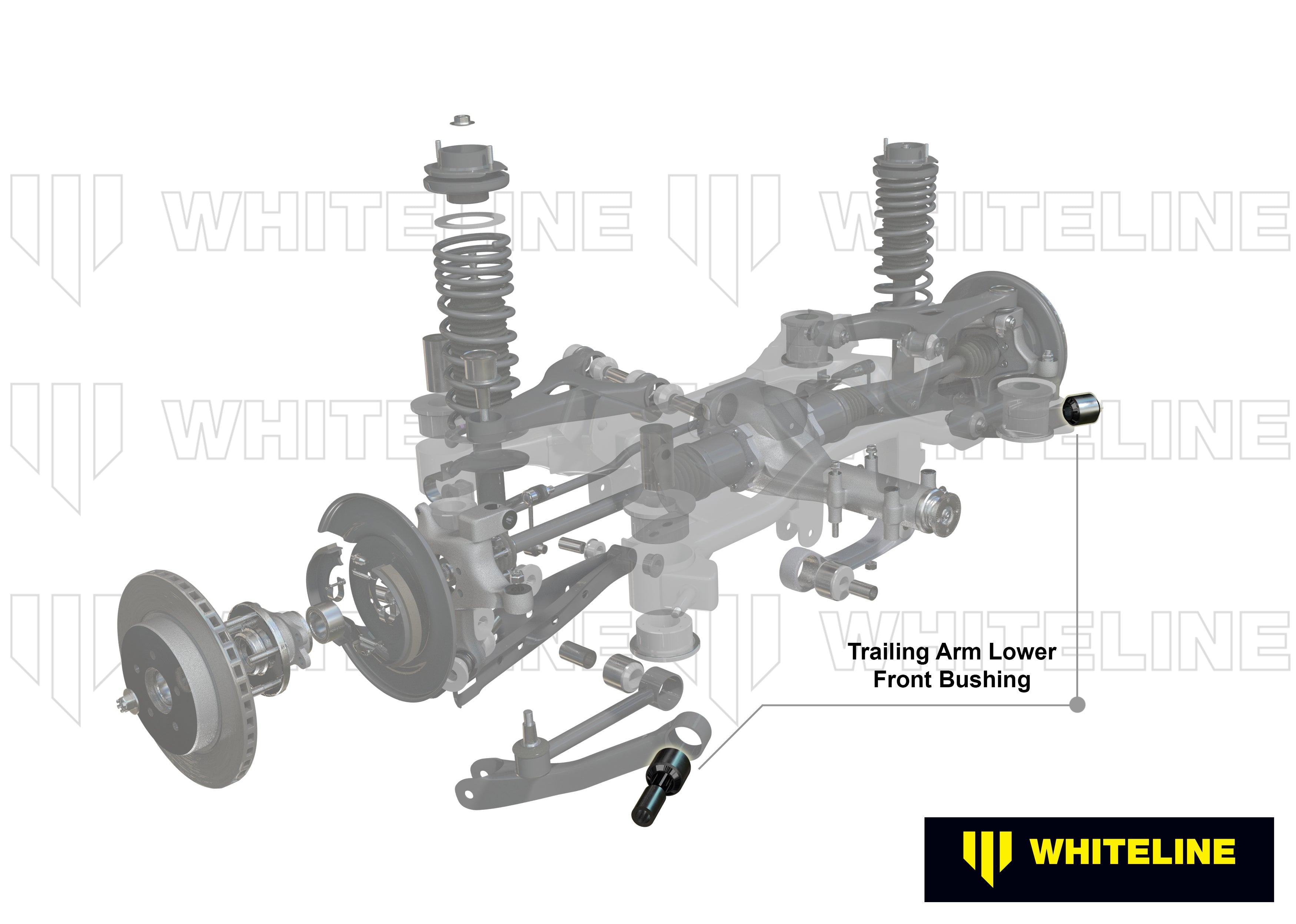 Whiteline Trailing Arm Lower - Front Bushing Kit - W0568 - W0568 - image 4