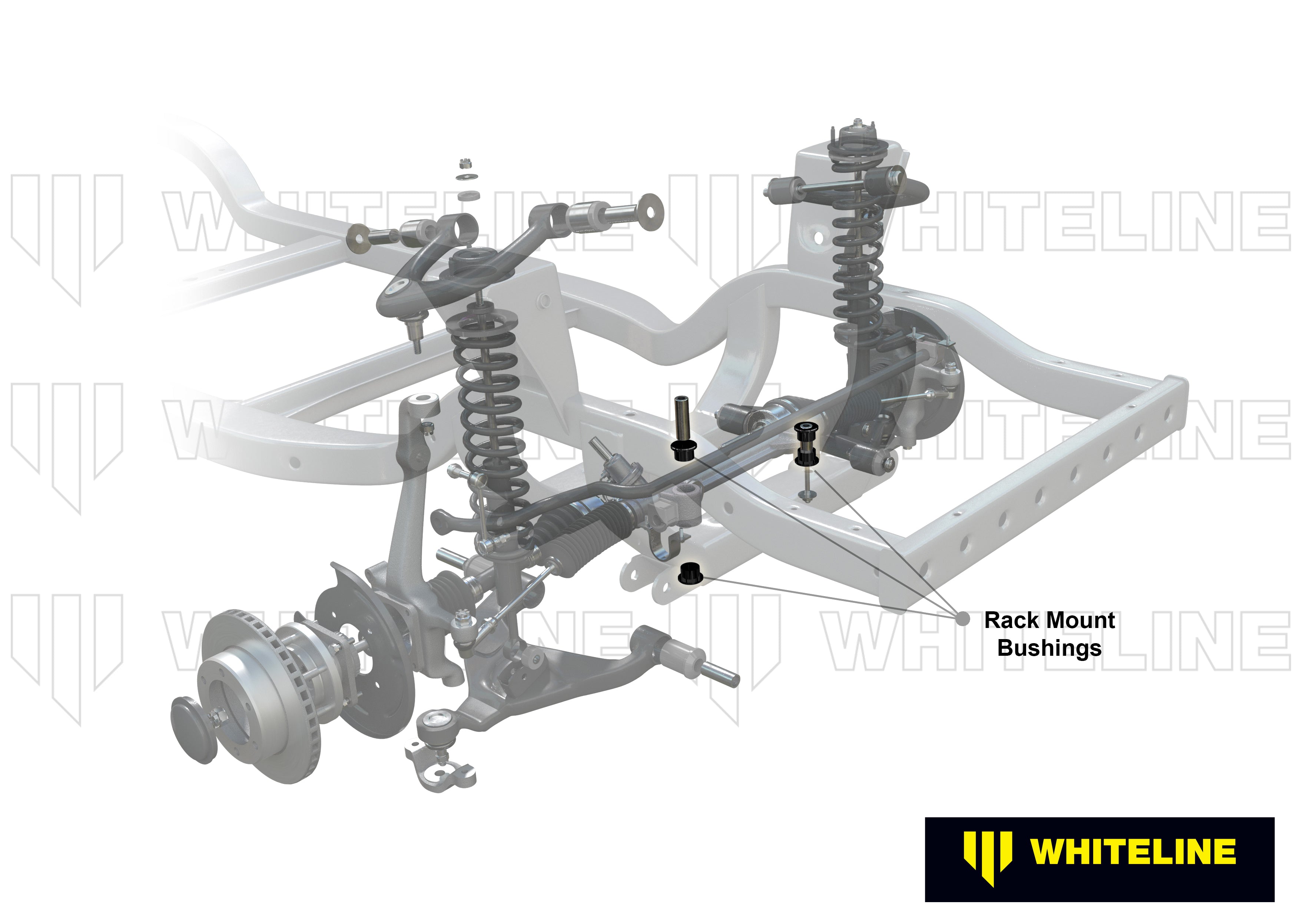 Whiteline Steering Rack and Pinion - Mount Bushing Kit - Lexus Lx / Toyota Land Cruiser - W13381 - W13381 - image 4
