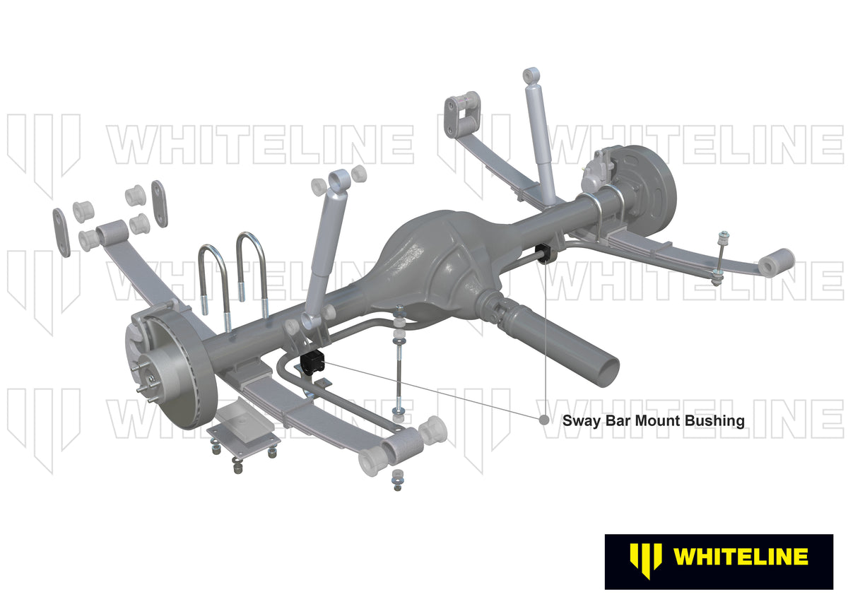 Whiteline Sway Bar Mount - Bushing Kit 22mm - Toyota Land Cruiser - W21696 - image 4