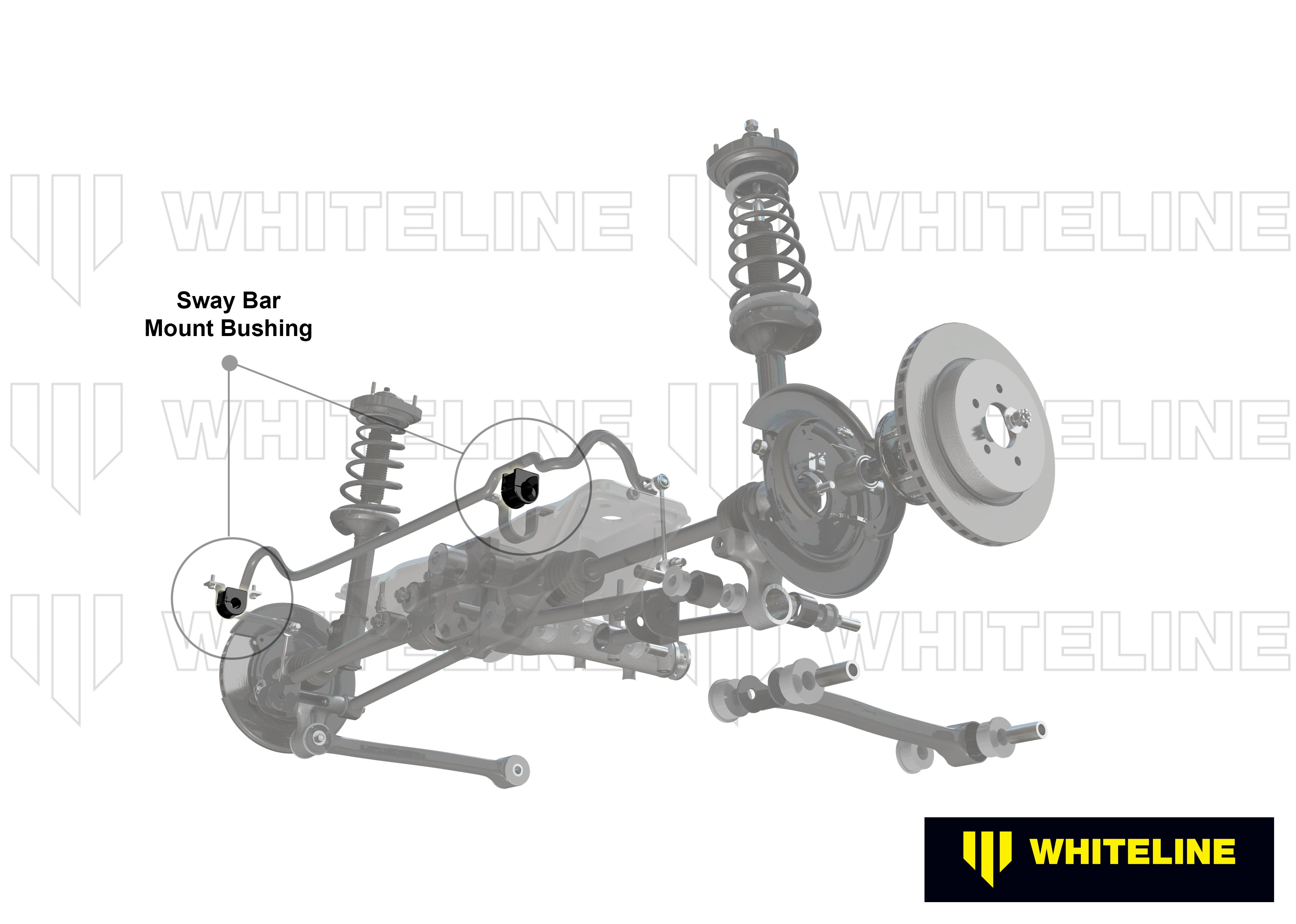 Whiteline Sway Bar Mount - Bushing Kit 16mm - Toyota Camry / Windom - W23372G - W23372G - image 4