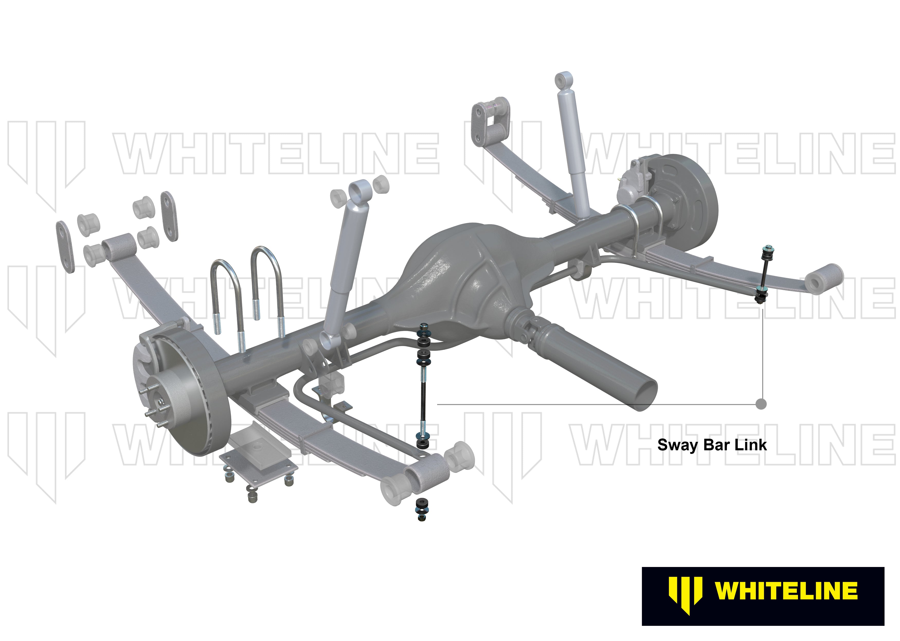 Whiteline Sway Bar Link - Assembly - Toyota Land Cruiser / Universal Products Sway Bar Products - W23383 - image 4