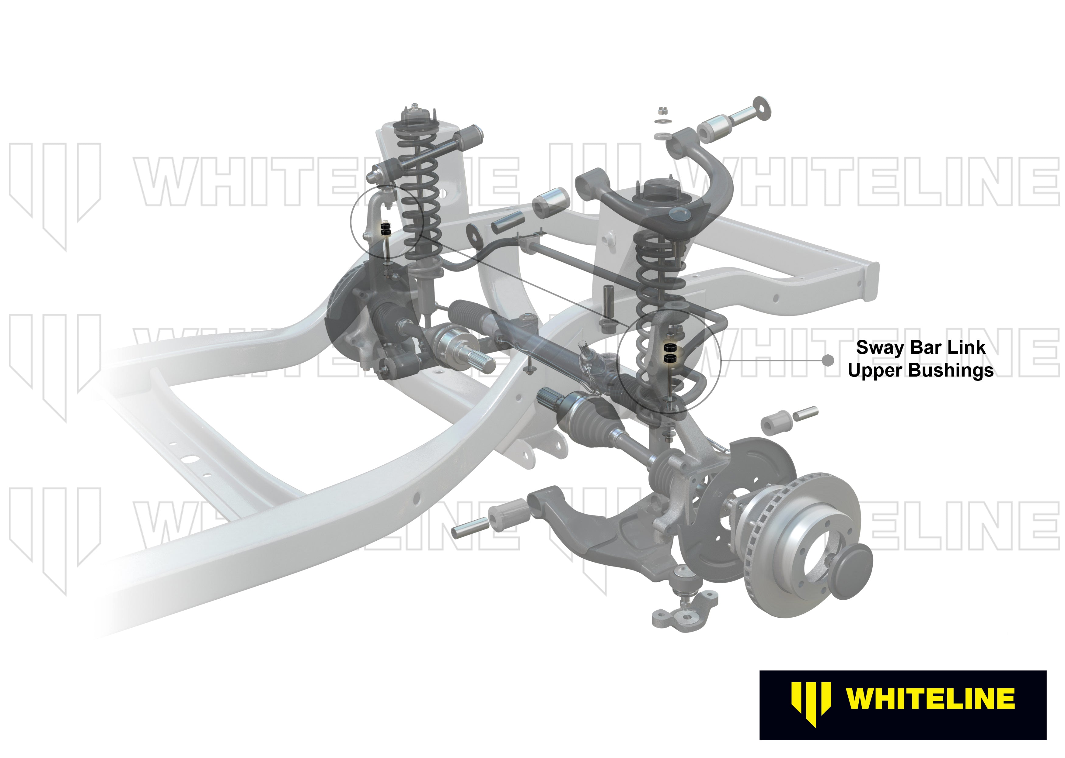 Whiteline Sway Bar Link - Upper Bushing Kit - VW Transporter / Transporter / Caravelle - W23407 - image 4