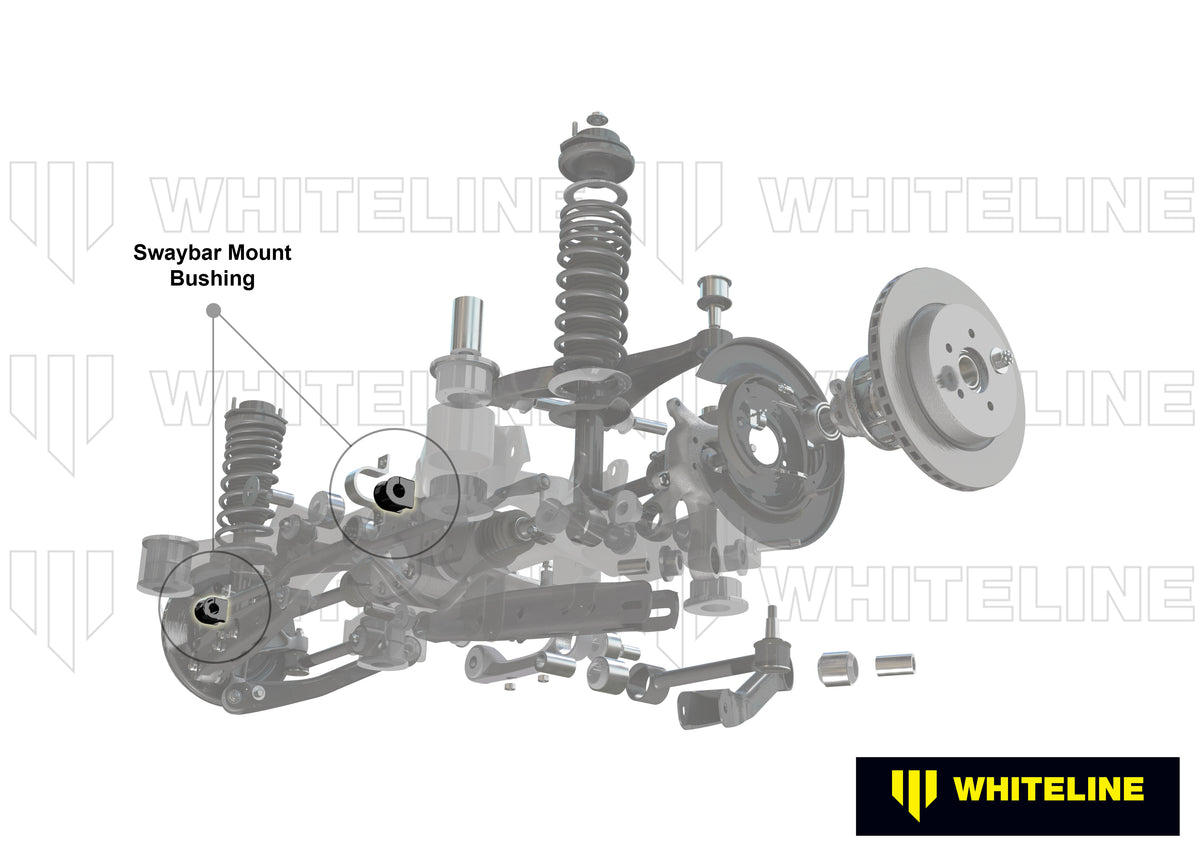 Whiteline Sway Bar Mount - Bushing Kit 14mm - Subaru BRZ / Subaru Tribeca / Toyota 86 / Toyota GR 86 - W23448 - image 4