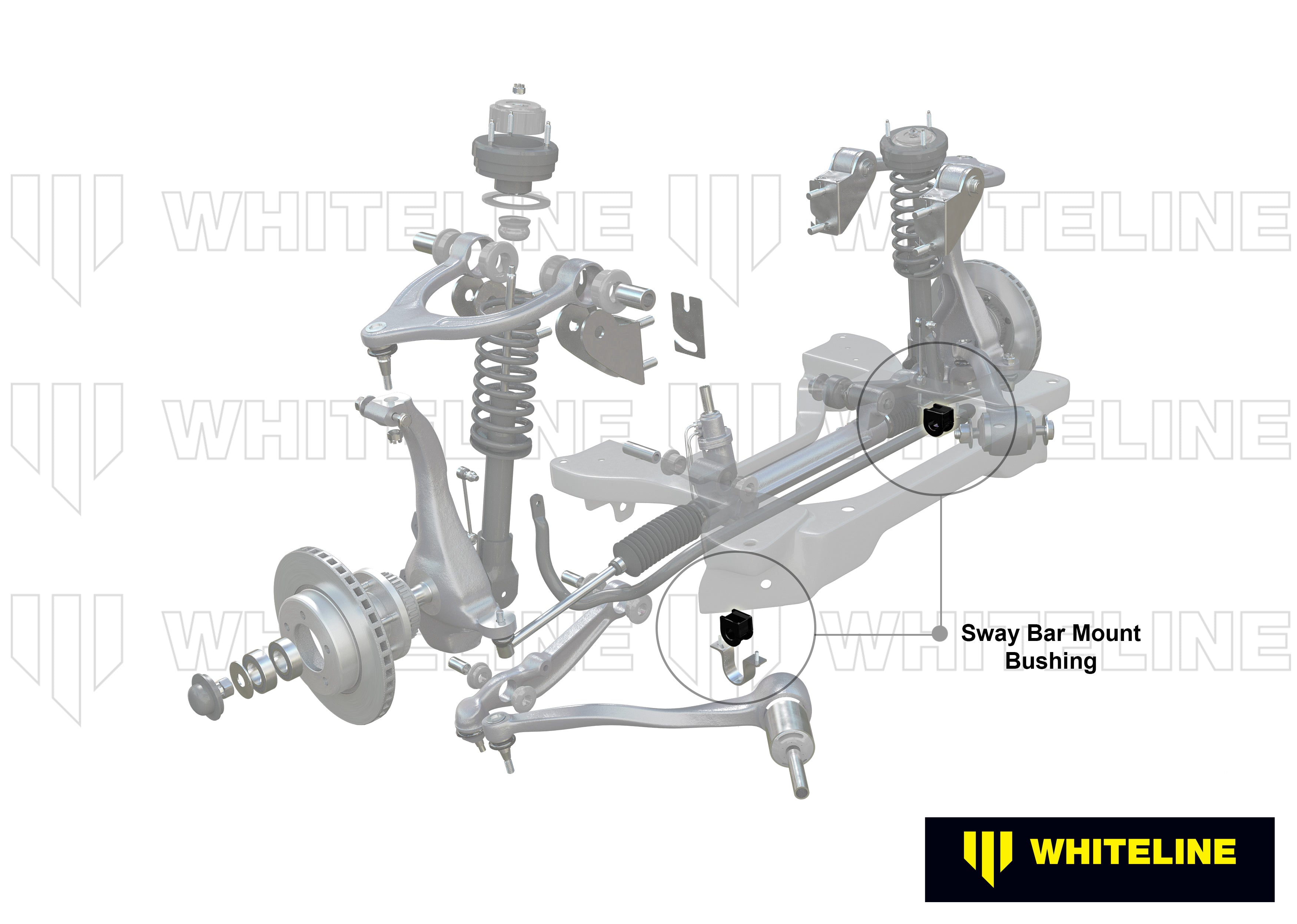 Whiteline Sway Bar Mount - Bushing Kit 29mm - Ford Territory / FPV F6X - W23527 - image 4
